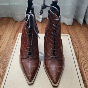 ASOS Never Worn Brown Croc Boots